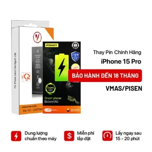 Thay pin iPhone 15 Pro chính hãng